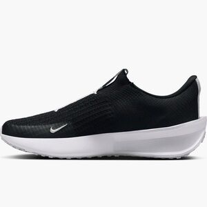 Nike Black and White Knit Slip-Ons